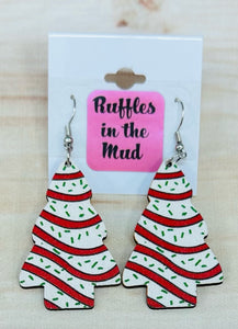 Christmas Tree Cakes Earrings