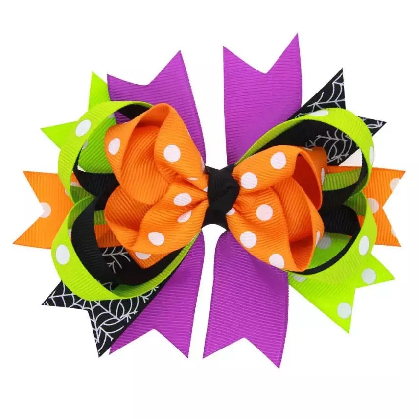 5” • Colors of Halloween Bow