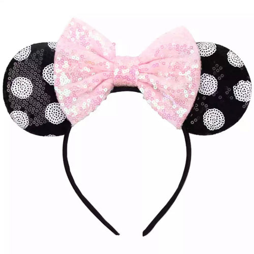 Light Pink Polka Dot Minnie • Ears Headband