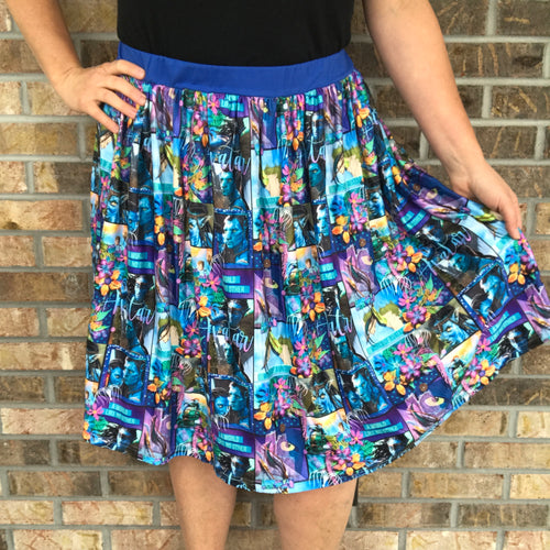 Avatar Na'vi Knee Length Skirt