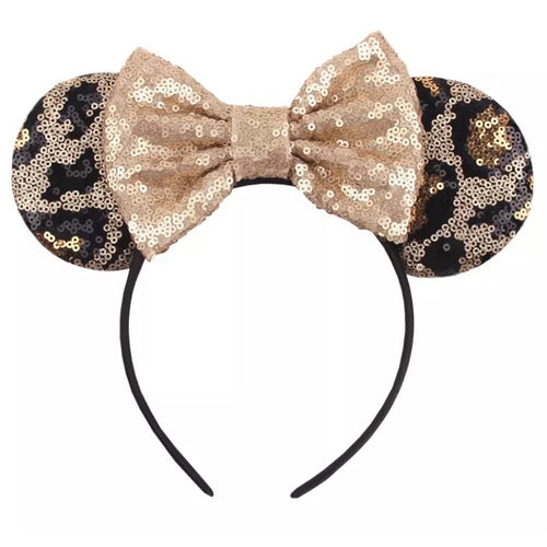 Rose Gold Leopard • Ears Headband