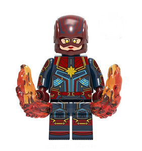 Battle Captain Marvel • Lego Block Character