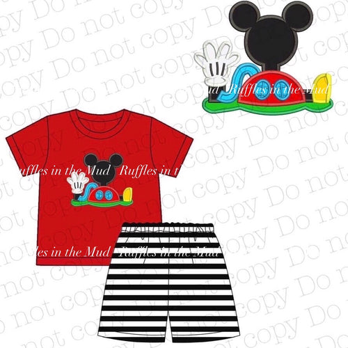 Mickey Mouse Clubhouse Applique Shorts Set