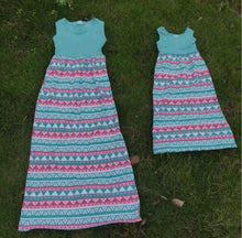 L, XL • Aqua Aztec Women's Dress
