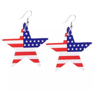 Patriotic Stars Earrings