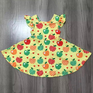 Lovely Little Apples Flutter Dress