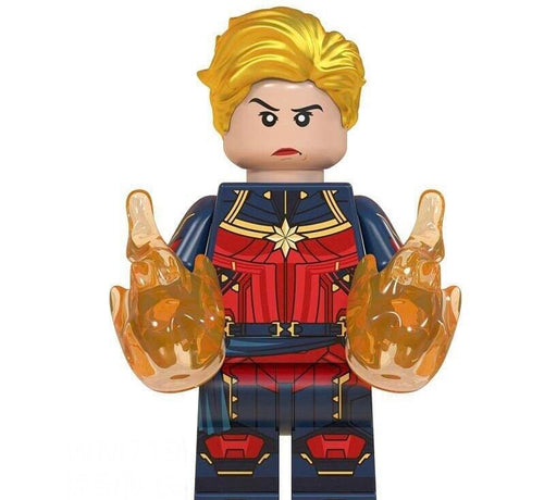 Captain Marvel • Lego Block Character