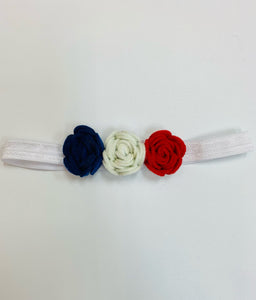 Patriotic Roses Headband
